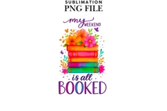 Weekend booked png design Product Image 3