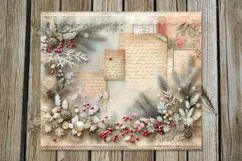 Vintage Christmas | 4 xmas Sublimation Tumbler Designs P Product Image 5