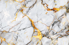 Luxurious Gold-Veined White Marble Background Product Image 1