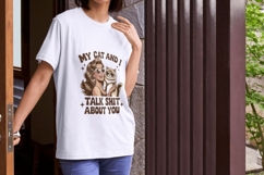 Sassy Cat Mom PNG Bundle Product Image 5