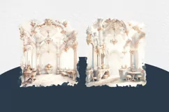 Watercolor Mystical Baroque PNG sublimation Product Image 7