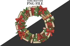 Bookish Christmas png design for T-shirts Product Image 2