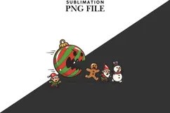 Christmas characters png design for T-shirts Product Image 2