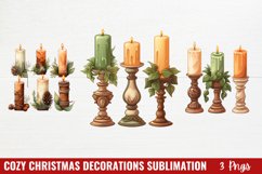 Cozy Christmas Decorations Sublimation Product Image 1