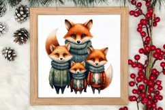 Christmas Family Animals Sublimation Clipart, Christmas PNG Product Image 4