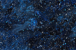 Midnight Blue Galaxy Stardust Celestial Background Product Image 1