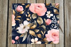 Vintage Flowers | gentle tumbler Sublimation design bundle Product Image 5