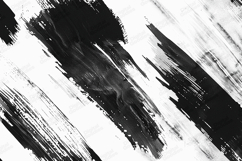 Minimalist Black and White Ink Brush Stroke Background Product Image 1