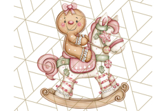 Gingerbread People Clipart, Cute Cookie PNG Illustrations Product Image 5