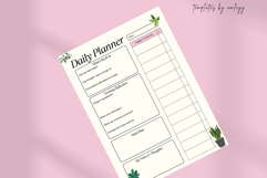 Self Care Daily Planner Template | Editable Canva Design Product Image 5