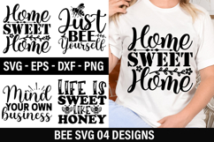 Bee SVG Design - life is sweet like honey Product Image 1