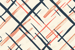 Mid-Century Modern Abstract Plaid Pattern Background Product Image 1