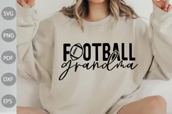 Football Grandma Svg Cut Files / Grandma Tshirt Design Product Image 1