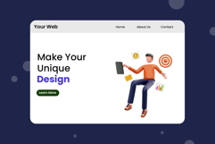 Digital Marketer 3D Illustration Pack Product Image 5