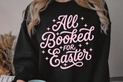 All Booked For Easter Book Lover PNG and SVG 9 Colors Product Image 7