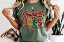 Juneteenth 1865 PNG, Black Pride Bling Sublimation Design Product Image 5