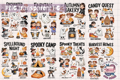 Halloween Cute Clipart Bundle Sublimation 47 PNG Product Image 5