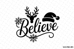 Believe Svg | Christmas svg | Shirt Svg Product Image 5