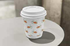 Sea Buckthorn Watercolor Seamless Pattern Hand Drawn PNG Product Image 3