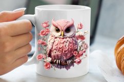 Christmas Owl Clipart, Christmas Owl Clipart, Christmas Owl Product Image 5
