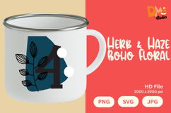 Herb &amp; Haze Boho Floral Monogram Product Image 1