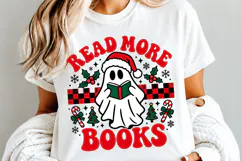 Read More Books PNG, Funny Christmas PNG, Christmas PNG Product Image 5
