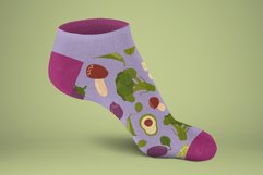 Fruits and vegetables - paper/seamless patterns Product Image 6