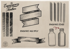 Procreate Engraving Brush Kit: 360 brushes Product Image 4