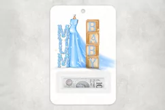 Mum Baby Bump Dress Sublimation Design| 2 PNG Files Product Image 6