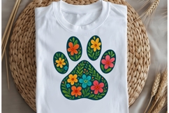 Paw Dog Print Sublimation PNG, Graphic Illustration Crafts Product Image 3