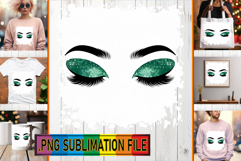 Stylish Tote Bag Gift Magic PNG, Woman Eyes Product Image 1