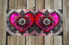 Vintage Hearts | 4 Gothic Valentine Sublimation Mug designs Product Image 5