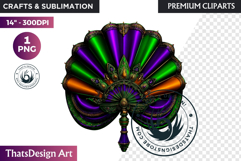 Mardi Gras Carnival Masquerade Clipart PNG scrapbooking Product Image 1