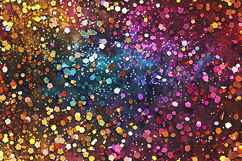 Colorful Galaxy Chunky Glitter Background Product Image 1