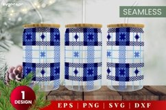 Christmas Pattern Can Glass | Svg Bundle | 16 Oz Libbey Product Image 5
