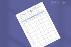 Weekly Budget Planner Template | Printable Budget Sheet Product Image 5
