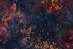 Ethereal Copper and Obsidian Cosmic Galaxy Background Product Image 1