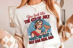 You Look Like the 4th of July Funny PNG T-Shirt|4th of July Product Image 11