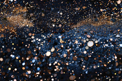 Golden Stardust Galaxy Glitter Background Product Image 1