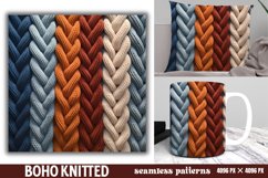 Boho Knitted Seamless Patterns Product Image 1