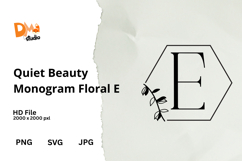 Quiet Beauty Monogram Floral Product Image 1