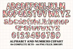 Mother's Day Alphabet clipart, mother’s day letters doodle Product Image 5