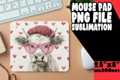Heartfelt Cow Sublimation Pad Product Image 1