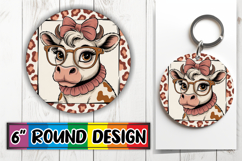 Joyful Circle Ornaments Magic, Cute Cow Product Image 1