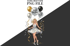 Celebration motivational woman png design for T-shirts Product Image 2