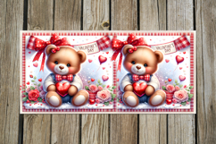 Valentine teddy bear | mug sublimation design PLUS Product Image 5