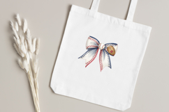 Baseball Mom Coquette Bow Clipart Product Image 4
