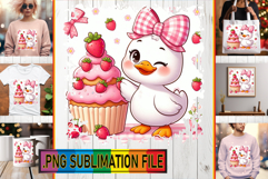 Joyful PNG Designs for Gifts, Cute Goose Product Image 1