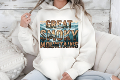 Great Smoky Mountains PNG, Vintage National Park Bear Design Product Image 5