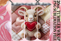 Serene reflections 20oz tumbler wrap, Valenines Animals Product Image 1